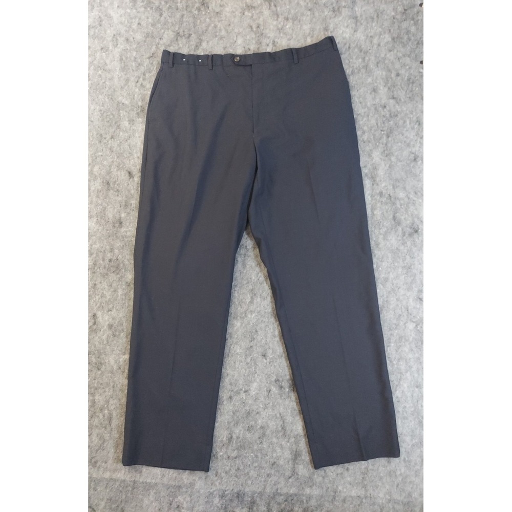 Ralph Lauren‎ Pants Mens 40x32 Blue Navy Flat Front Straigh Leg Dress Business